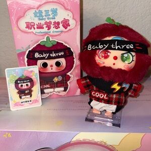 Baby Three Cool Doll with Red and Black Outfit